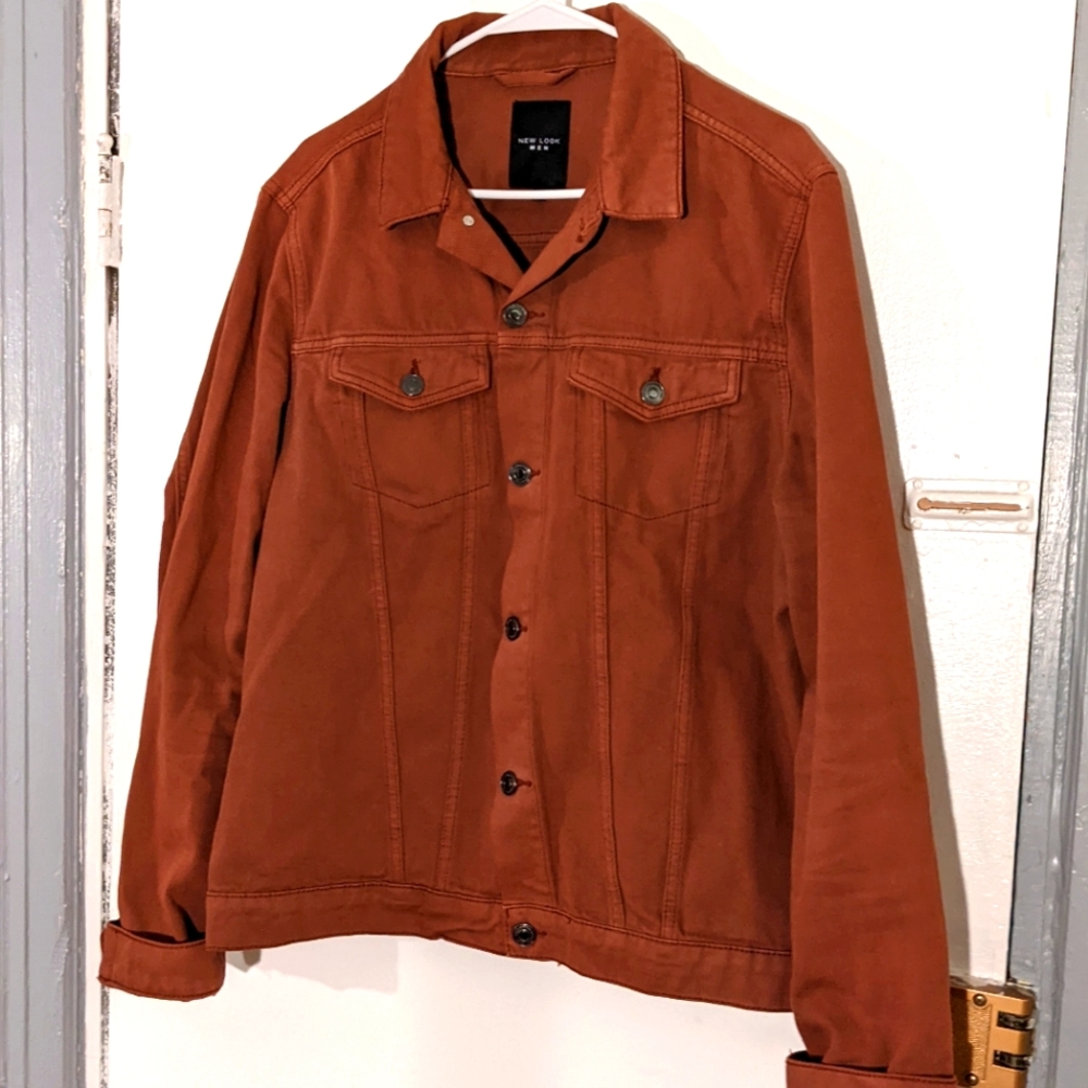 New Look jean jacket in red